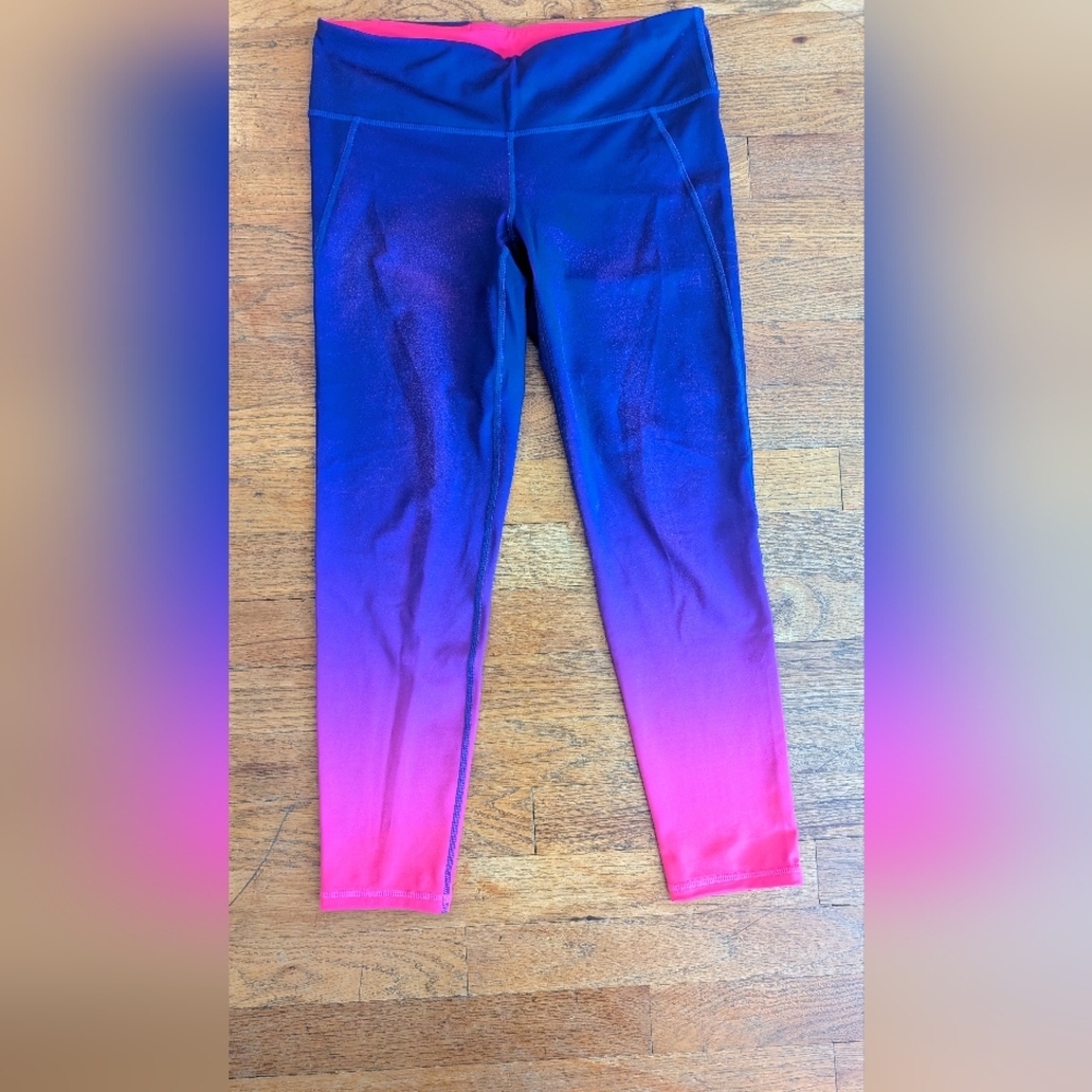 GapFit Ombre 7/8th Leggings, Size Small